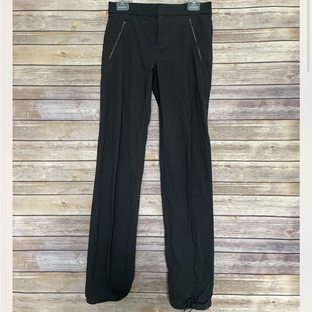 ATHLETA Gray Straight Leg Wander Pants Size 2T Tall Active Hiking
